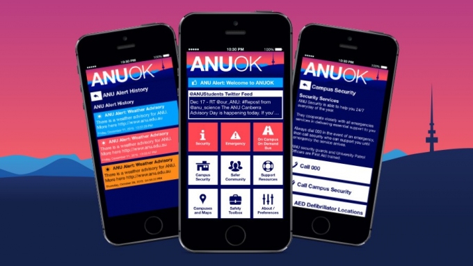 Stay safe on campus with new ANU OK app
