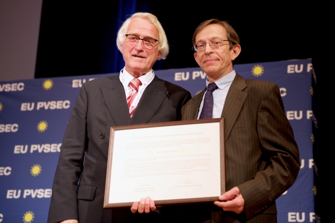 Andres Cuevas awarded Becquerel Prize in Hamburg Germany
