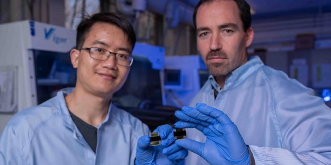 College researchers set solar record with next-gen cells
