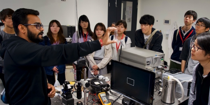 Japanese students experience engineering at ANU
