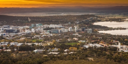 ANU Campus from Telstra Tower