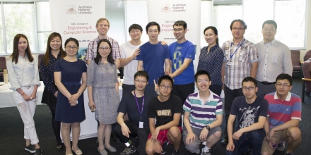 Agents meeting with current students from Beijing Institute of Technology