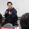 Josh Nguyễn host a coding tutorial at the Brian Anderson building at ANU.