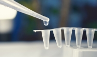 Cell Research with pipette and vials