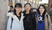 Students from partner universities